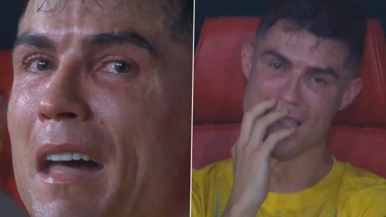 Cristiano Ronaldo Spotted Crying as Al Nassr Suffer AFC Champions League Two 2025-26 Final Defeat (Watch Video)