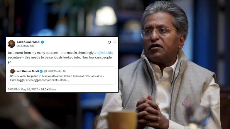 Lalit Modi&rsquo;s Latest Bombshell: Claims Rajiv Shukla&rsquo;s Aide Masterminded IPL Cricketer Blackmail