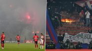 Independiente Medellin vs Flamengo Copa Libertadores 2026 Match Abandoned As Fans Set Fire to Stadium in Protest
