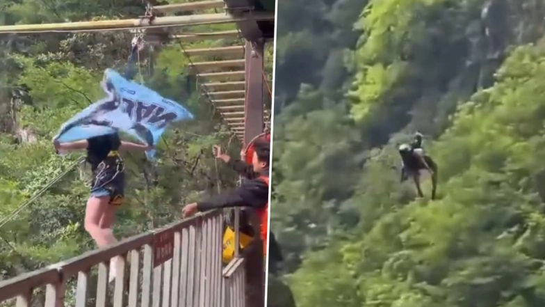 China Shocker: Teen Dies After Cliff Swing Fall at Maliuyan Adventure Park in Sichuan&rsquo;s Huaying City, Disturbing Video Surfaces