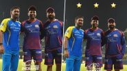 MS Dhoni, Rohit Sharma, and Suryakumar Yadav Share Historic Frame Ahead of CSK vs MI IPL 2026 El Clasico (Watch Video)