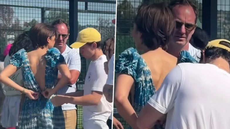 Tom Holland Helps Rumoured Girlfriend Zendaya Avoid a Wardrobe Malfunction in Viral Video – WATCH