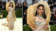 Isha Ambani at Met Gala 2026: Billionaire Wears 1,800 Carats of Diamonds and Custom Gaurav Gupta Saree (View Post)