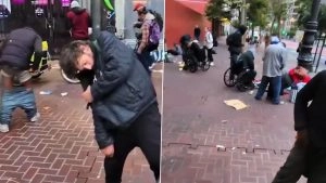 social-viral-San Francisco’s ‘Zombie Drug’ Crisis: Horrific Video Shows Rows of Drugged-Out Addicts Frozen in the Streets