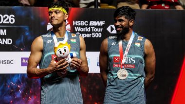 Thailand Open 2026: Satwiksairaj Rankireddy and Chirag Shetty Finish Runners-Up, Settles with Silver Medal After Defeat in Final
