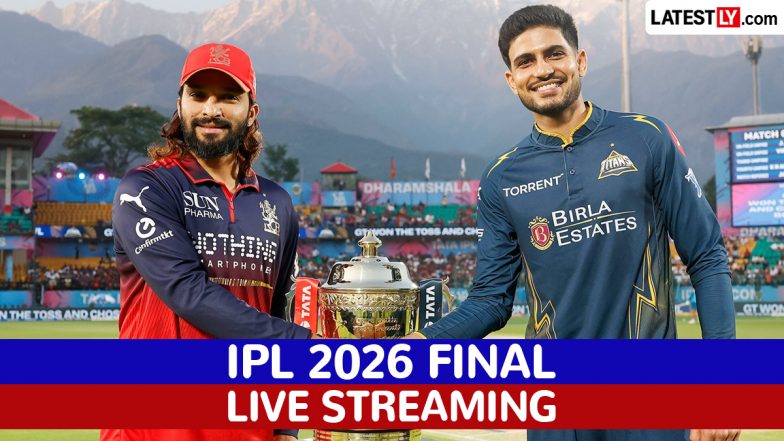 RCB vs GT Live Streaming Online and Free Telecast, IPL 2026 Final