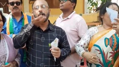 BJP&rsquo;s Jhalmuri Celebration in Siliguri: Workers Rejoice as Early West Bengal Election Trends Signal Victory, Recall PM Narendra Modi&rsquo;s Iconic Snack Moment (Watch Video)