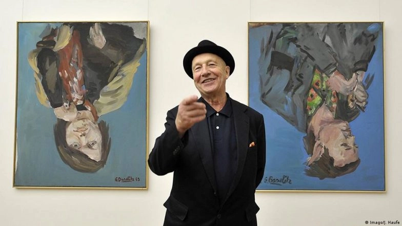 Georg Baselitz, Renowned for Upside-down Paintings, Dies