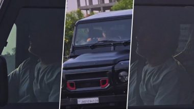 MS Dhoni Spotted Driving Land Rover Defender in Ranchi After CSK's IPL 2026 Exit (Watch Video)