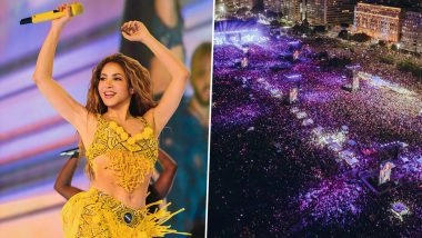 Shakira Concert: Millions Sway As Colombian Singer Concert Lights Up Copacabana Beach (Watch Video)