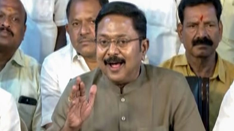S Kamaraj Expelled: TTV Dhinakaran Expels Lone AMMK MLA After Backing Vijay-Led TVK in Tamil Nadu Assembly
