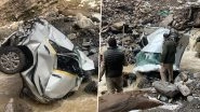 Jammu and Kashmir Road Accident: 2 Killed, Others Missing After Vehicle Plunges Into Nallah in Mughal Road (See Pics)