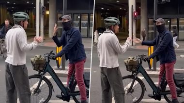 Benedict Cumberbatch Gets Into Heated Argument With Cyclist Over Alleged Traffic Violation in London (Watch Video)