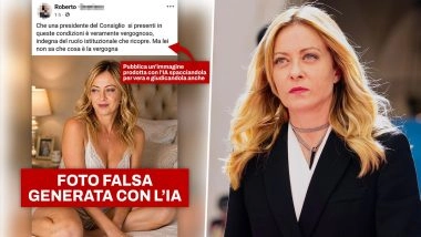 Giorgia Meloni Viral Photo: Italy PM Speaks Out Against AI Deepfakes After Fake Image Used To Target Her Online