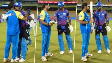 MS Dhoni and Hardik Pandya&rsquo;s Heartfelt Embrace Ahead of CSK vs MI IPL 2026 El Clasico Goes Viral (Watch Video)