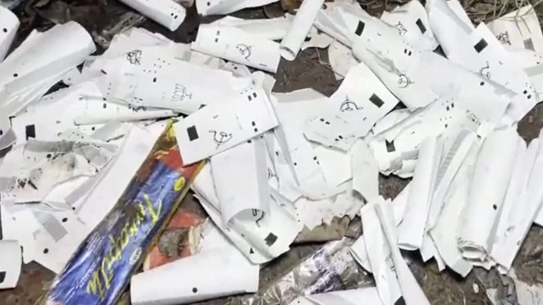 India News | Discarded VVPAT Slips Found in Bengal's Subhashnagar Used for Mock Polls, Not Linked to Actual Voting, Says ECI; Orders Probe