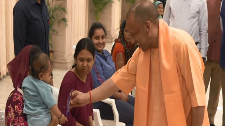 India News | Uttar Pradesh: CM Yogi Adityanath Holds Janta Darshan in Lucknow