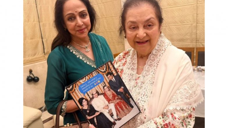 Entertainment News | 'The Love He Had for Dilip Sahib Was...': Saira Banu Shares Memory of Dharmendra After Meeting Hema Malini