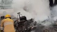 India News | Uttar Pradesh: Fire Destroys Shacks in Ghaziabad's Vasundhara; No Casualties