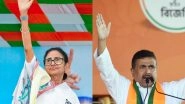 India News | WB: Mamata Banerjee Regains Narrow Lead over Suvendu Adhikari in Bhabanipur After Round 3 of Counting