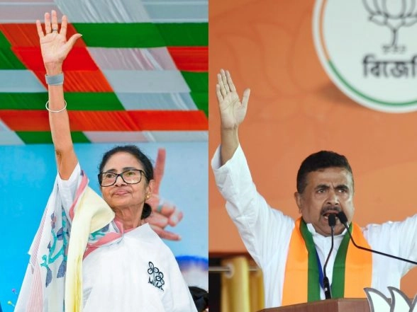 India News | WB: Mamata Banerjee Regains Narrow Lead over Suvendu Adhikari in Bhabanipur After Round 3 of Counting