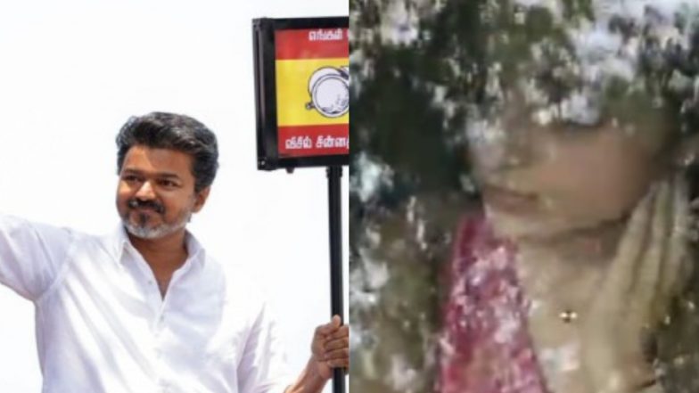 Entertainment News | Chennai: Actor Trisha Krishnan Visits Vijay's Residence as TVK Surges in Tamil Nadu Polls