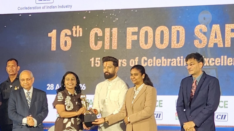 Business News | Herbalife India's Analytical Laboratory Recognised for 'Outstanding Performance on Food Safety' at CII Food Safety Awards