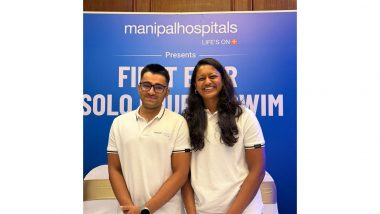Business News | Making Waves Across Borders: Manipal Hospitals Presents the First-Ever Sri Lanka-India Open Water Swim by a Couple