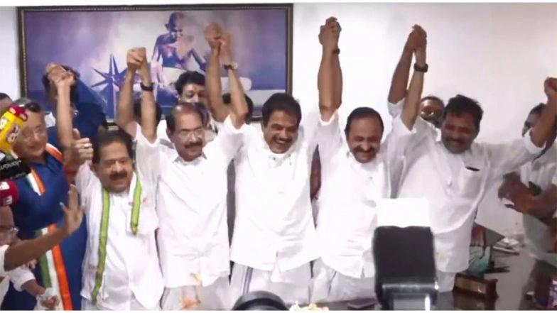India News | Congress-led UDF Crosses Majority Mark in Keralam
