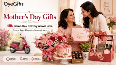 Business News | OyeGifts Launches Mother's Day 2026 Gift Collection with Same-Day Delivery in India