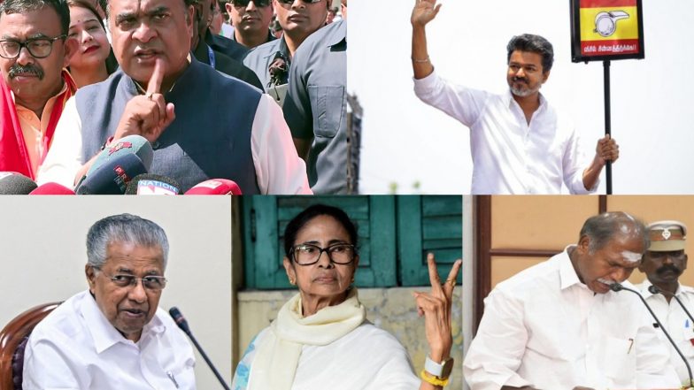 India News | BJP Makes History in Bengal, Takes NDA to Hat-trick Victory in Assam;  Vijay Makes Blockbuster Debut in Tamil Nadu as UDF Storms Back in Kerala