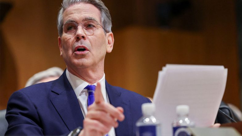 World News | US Naval Ops to Safeguard Global Energy, India's LPG Supply, Says Treasury Secy Bessent; Urges China to Help Reopen Strait of Hormuz