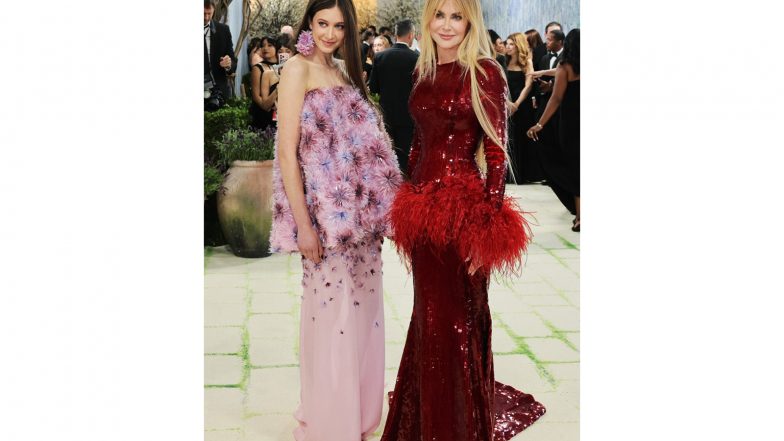 Entertainment News | Nicole Kidman Paints Met Gala Red in Dazzling Gown, Poses with Daughter