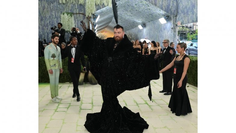 Entertainment News | Sam Smith Adds Dramatic Touch to Met Gala