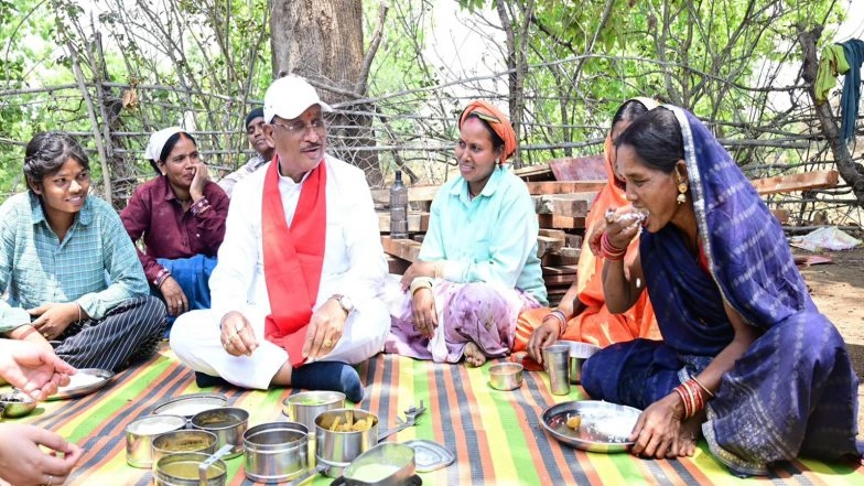 India News | From Housewarming to Bricklaying: Chhattisgarh CM Vishnu Deo Sai's 'Surprise Model' Draws Attention