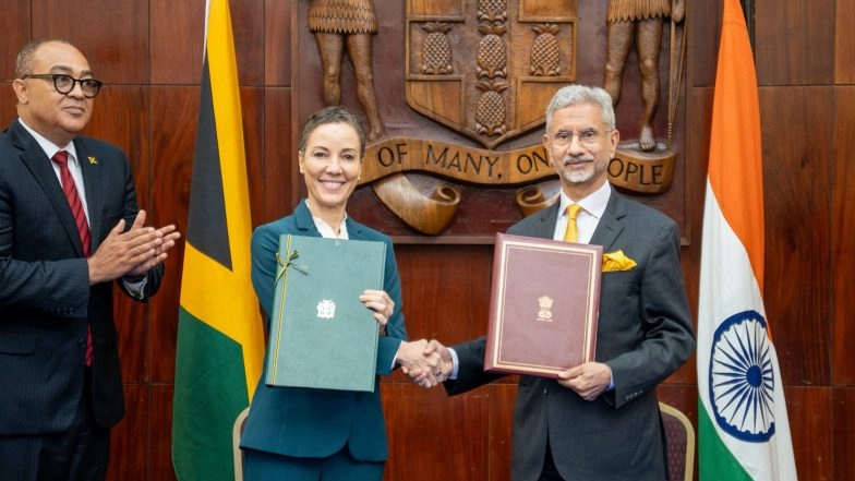 World News | EAM Jaishankar Holds Wide-ranging Talks in Jamaica with Focus on Strengthening Economic, Strategic Ties
