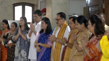 India News | Delhi: Nitin Nabin, CM Rekha Gupta and BJP Leaders Offer Prayers at Kali Bari Mandir After Party's Historic Bengal Win