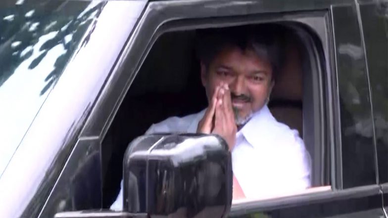 India News | After Spectacular TN Assembly Poll Results, TVK Chief Vijay Meets with Winning Candidates at Chennai Party HQ