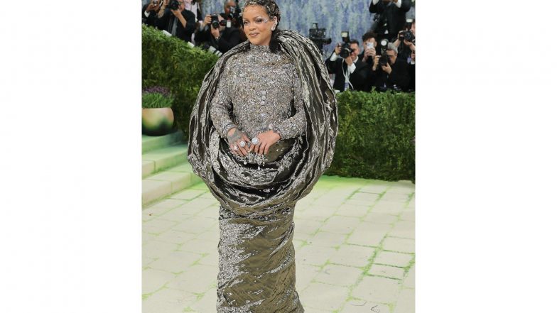 Entertainment News | Rihanna's Liquid Metal Dress Turns Heads at Met Gala 2026