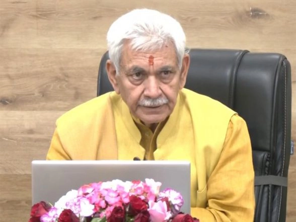 India News | J-K: LG Manoj Sinha Leads Padyatra in Budgam Against Drug Abuse