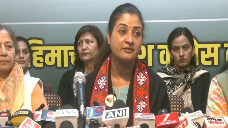 India News | HP: Congress' Alka Lamba Targets BJP over Women's Reservation, Announces Nationwide Campaign from Shimla