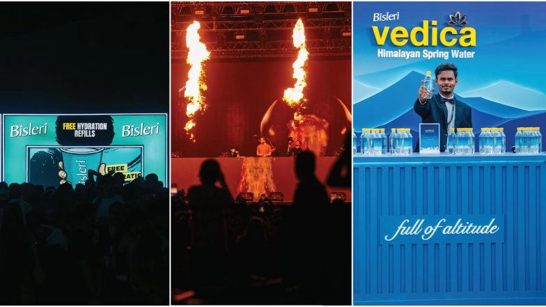 Business News | Bisleri Partners with Calvin Harris India Tour 2026 as Hydration Partner