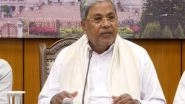 India News | Anti-incumbency, SIR Resulted in Mamata Banerjee's Defeat: Siddaramaiah