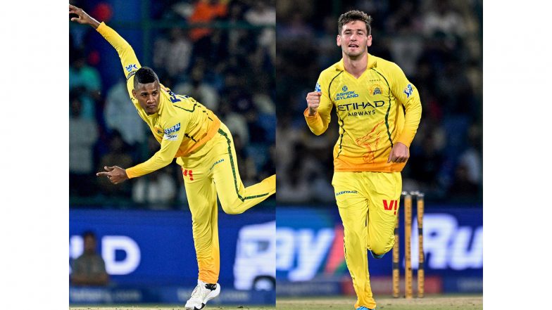 Sports News | Akeal's Powerplay Grip, Noor's Middle-over Squeeze in Display Against Delhi Capitals in Arun Jaitley Stadium