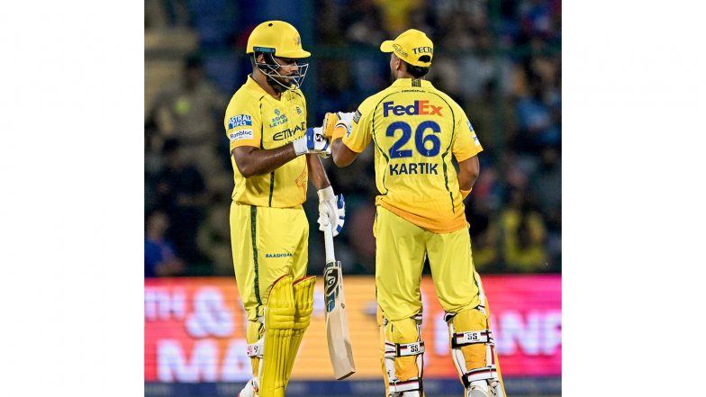 Sports News | IPL 2026: Clinical CSK Keep Playoff Hopes Alive with 8-wicket Win over DC; Samson, Akeal, Kartik Shine