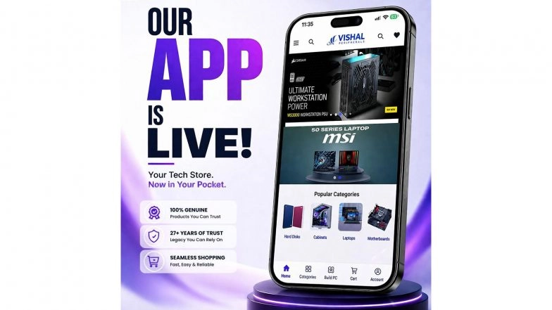 Business News | Vishal Peripherals Goes Mobile: A New Era for Tech Shopping in India