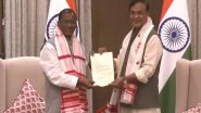 India News | Himanta Biswa Sarma Tenders Resignation to Governor After BJP's Third Straight Win in Assam
