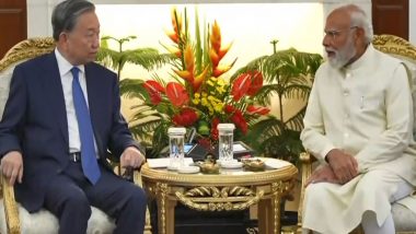 World News | PM Modi, Vietnamese President To Lam Hold Bilateral Talks at Hyderabad House
