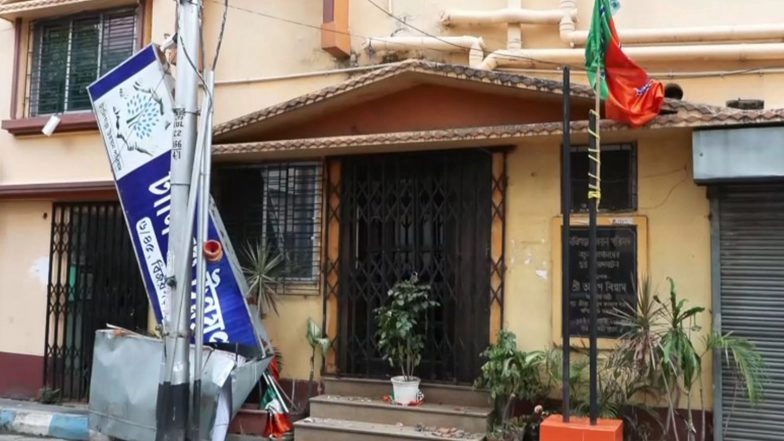 India News | West Bengal: Unknown Miscreants Allegedly Vandalise TMC Minister Aroop Biswas's Tollygunge Office