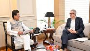 Business News | Piyush Goyal Meets Airbus India Chief; Focus on Aerospace Manufacturing, MRO Capabilities